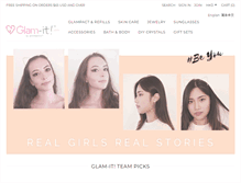 Tablet Screenshot of glamit.com